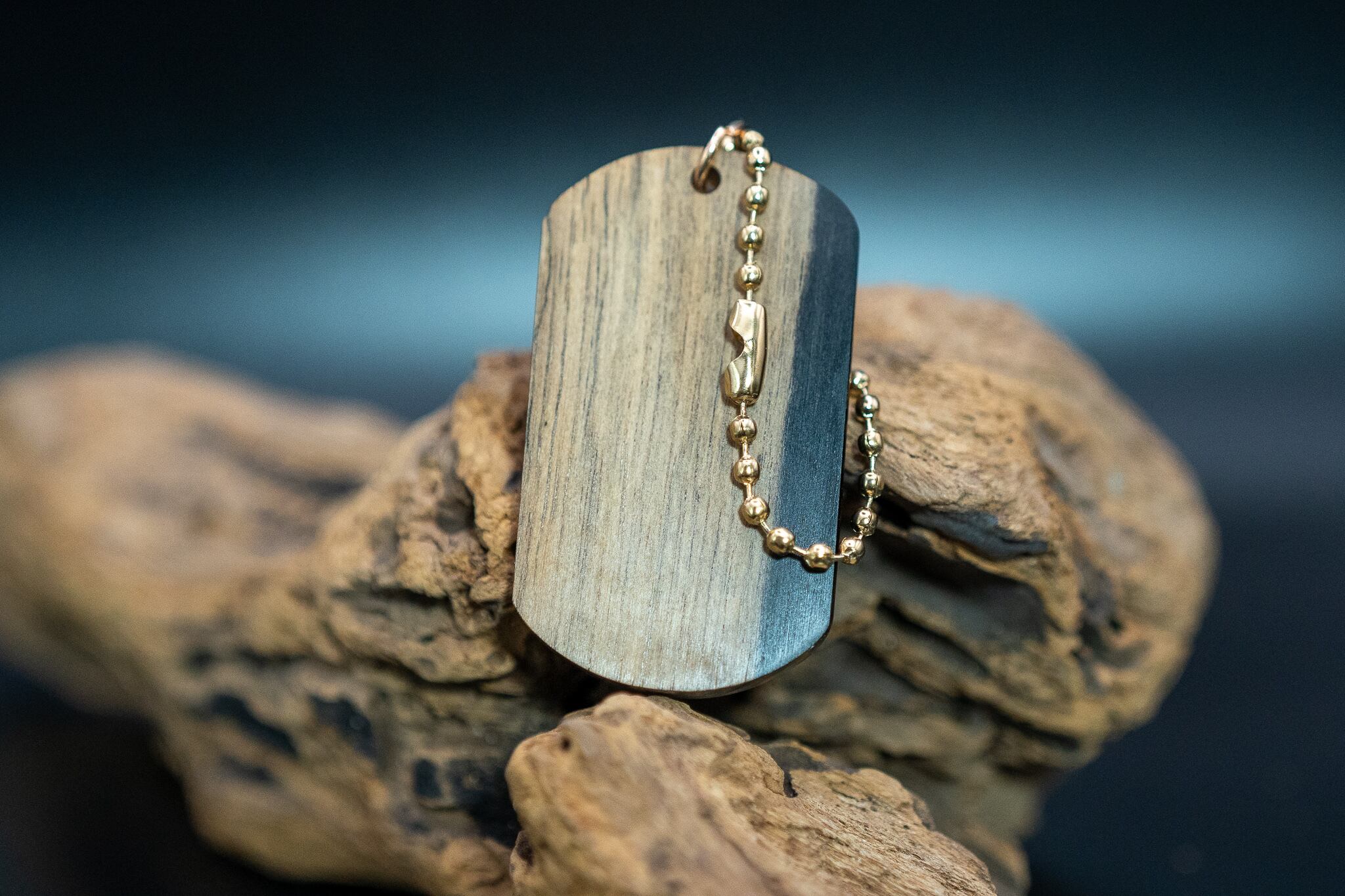 【幻の国産黒檀】 八重山黒檀 ドッグタグ