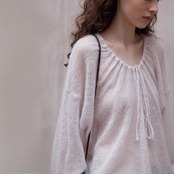 Nuage Gather Mohair Knit F0496