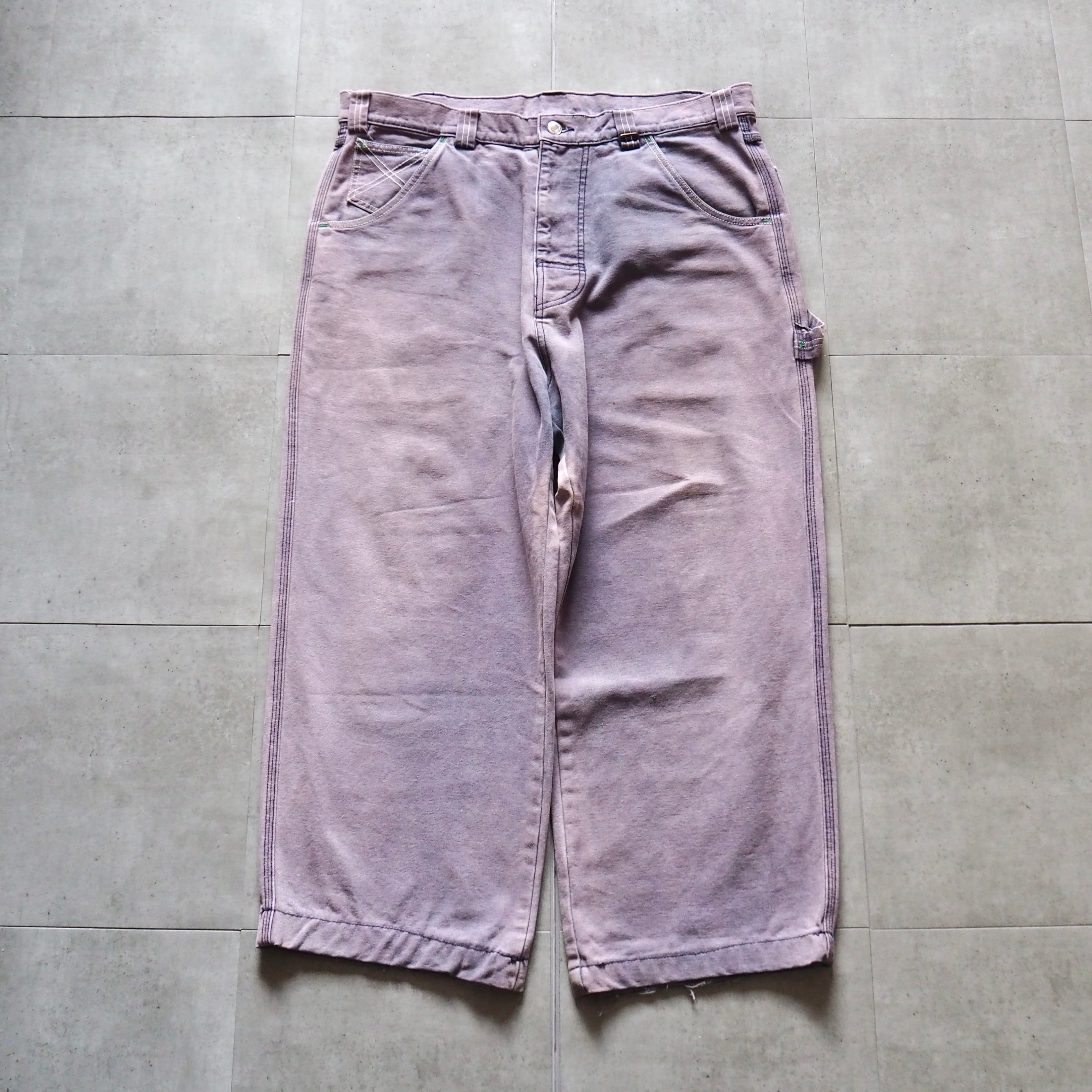 90s old stussy denim painter pants 90s 