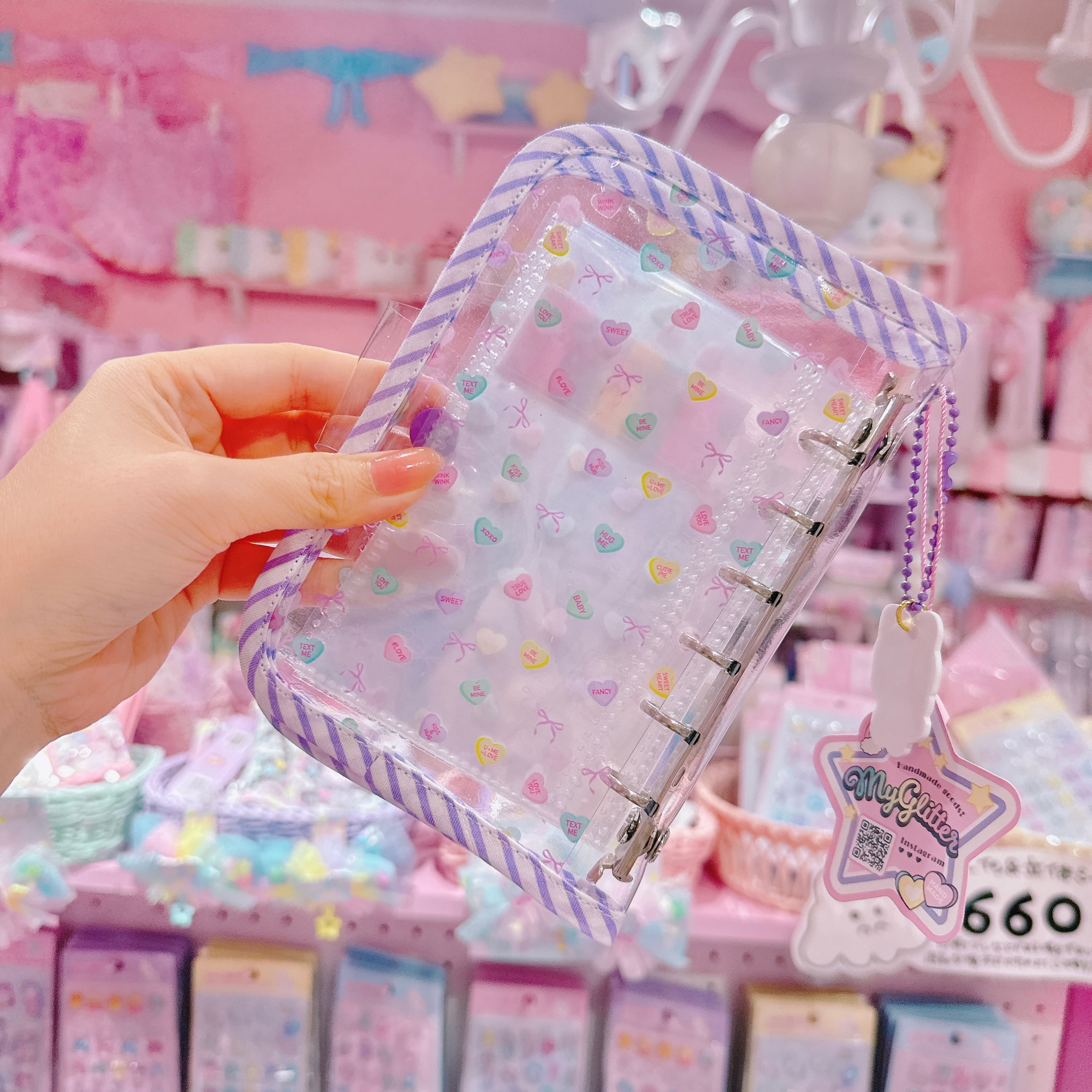 【K6】87-21シール帳（A7サイズ）