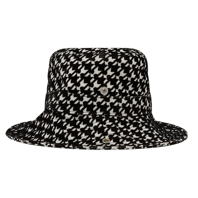 【MIDNIGHT STUDIOS】MONOGRAM BUCKET HAT(BLACK)