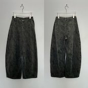 【受注予約:10月上旬入荷予定】クラッシュ加工カツラギワイドPT/グレー