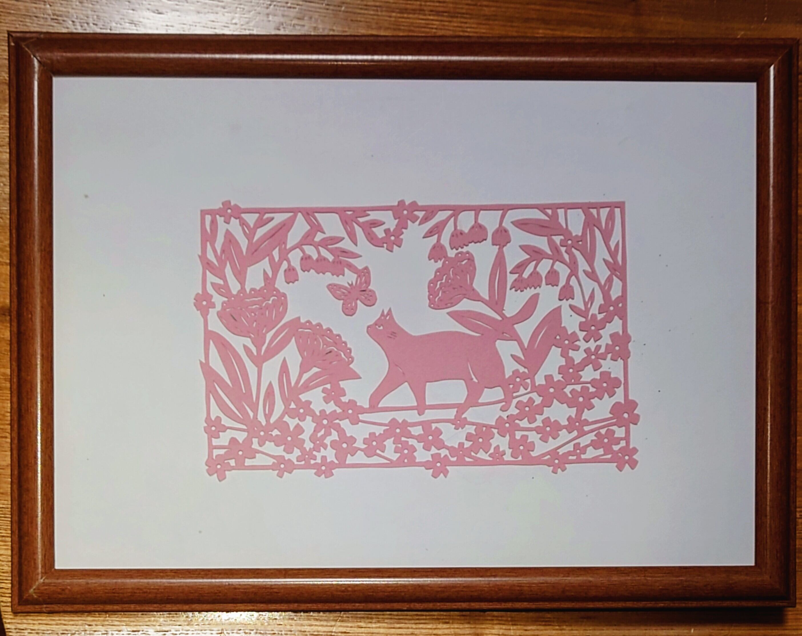 切り絵 スコティッシュフォールド | Miyu工房 Paper Cutting