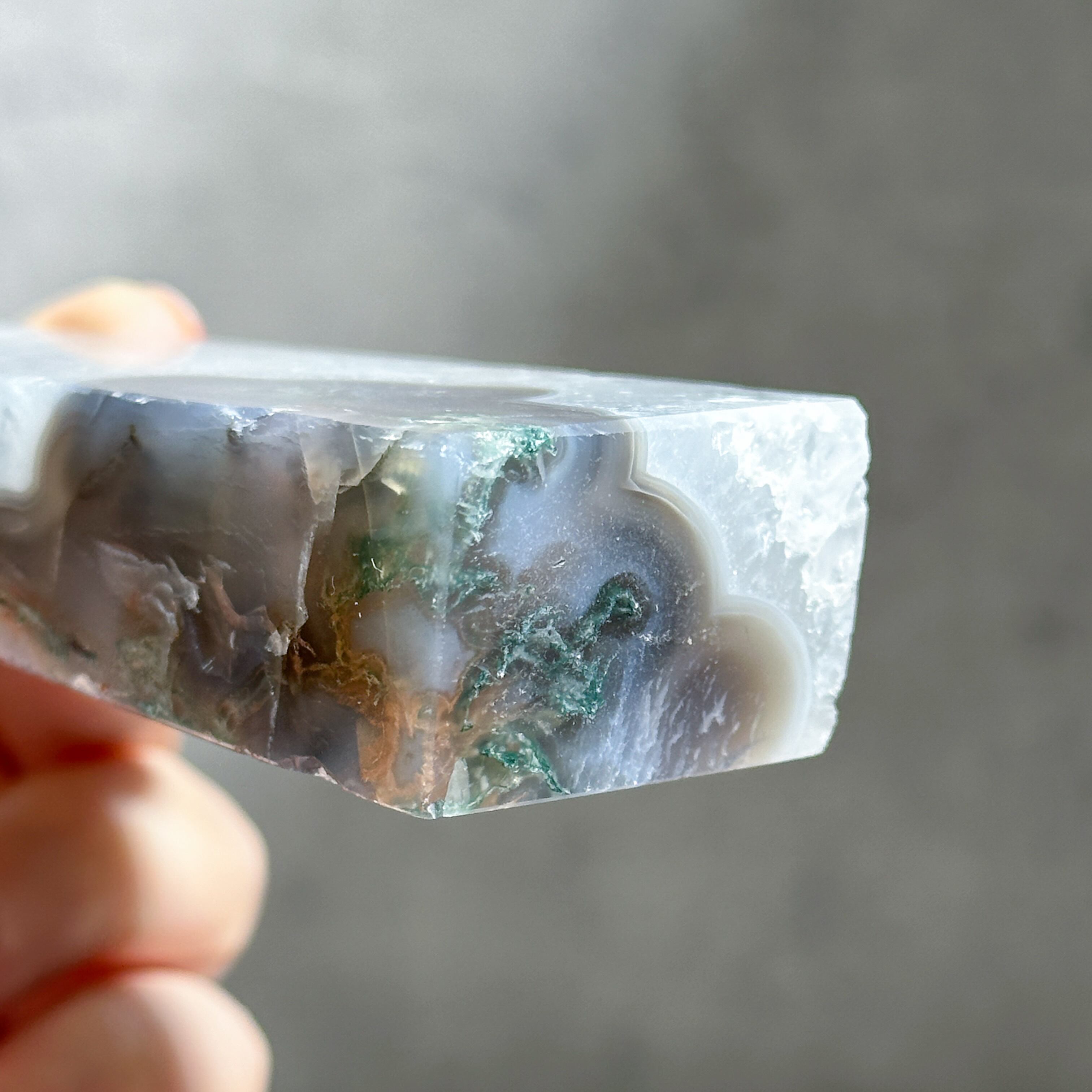 アゲート×クォーツ タワー21◇ Agate×Clear Quartz ◇天然石・鉱物