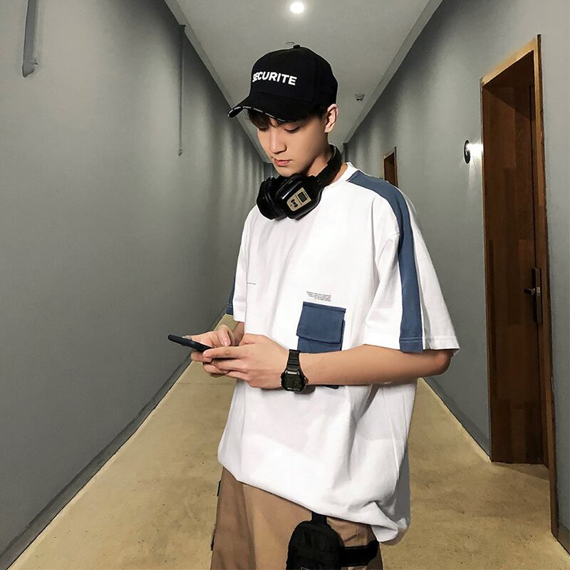 全2色 Tシャツ カットソー カジュアル シンプル 無地 おしゃれ