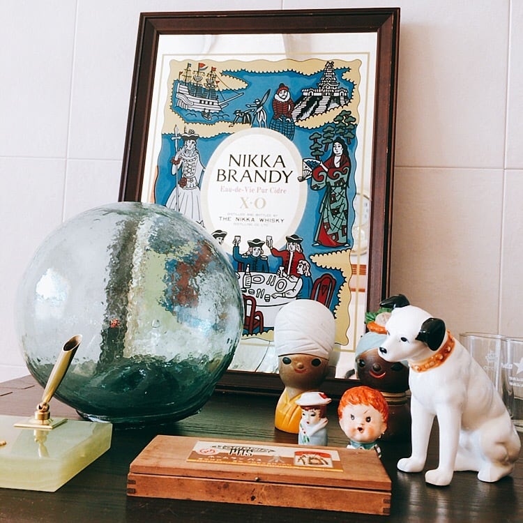 レトロ文具 大理石 ペンスタンド | レトロ雑貨 チェリッシュ