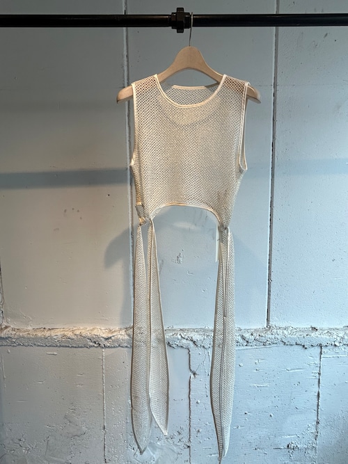MURRAL  petal mesh top