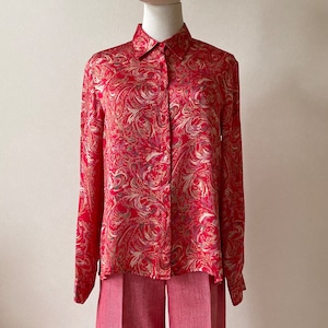 NOTATIONS Silk Paisley pattern Shirts W250