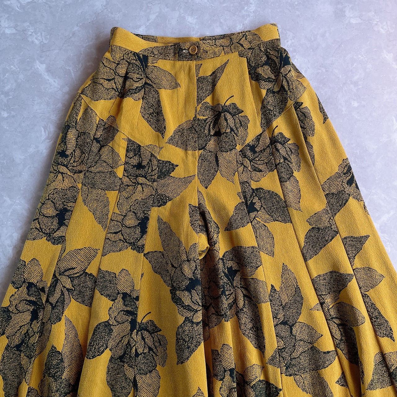 used レトロ 花柄 ガウチョパンツ 古着 ヴィンテージ vintage | 古着屋mojo 