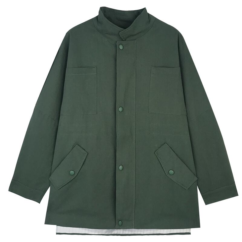 極美品 メタモルフォーゼ スタンドカラー 軍服風　コート　ジャケット　グリーン 極美品 メタモルフォーゼ スタンドカラー 軍服風 コート ジャケット