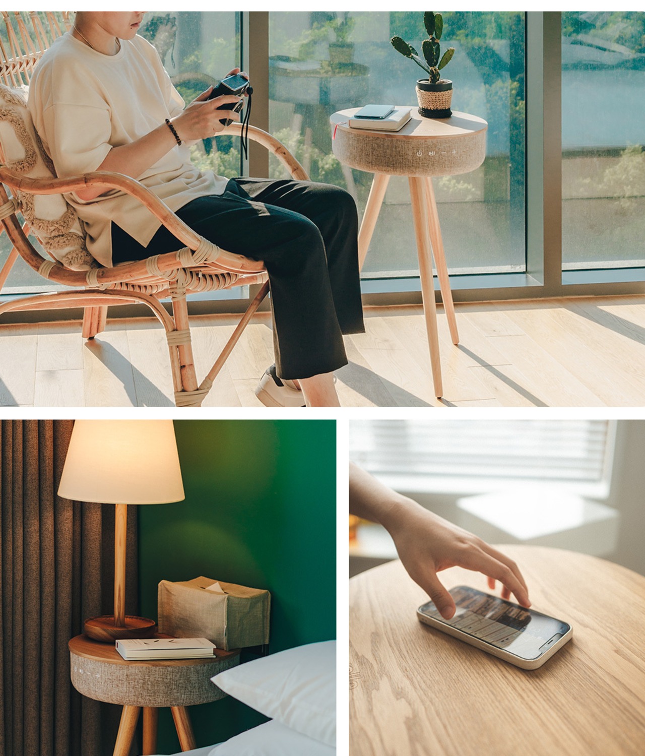国内正規品 Welle ベレー Welle 360°Bluetoothテーブル型スピーカー 