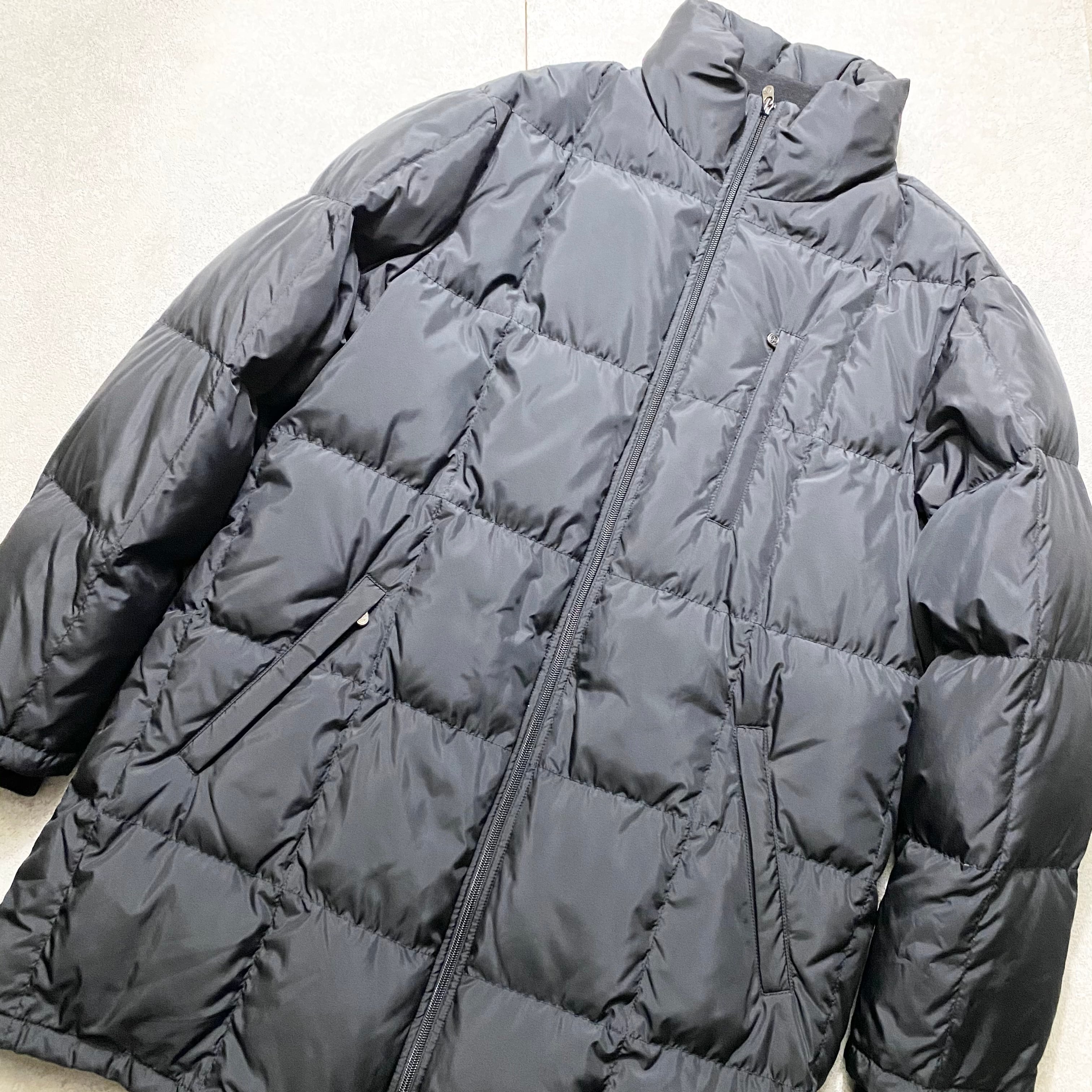 ARMANI COLLEZIONI ウールダウンジャケット グレー EU50 ARMANI COLLEZIONI アルマーニ ダウンジャケット メンズ コート