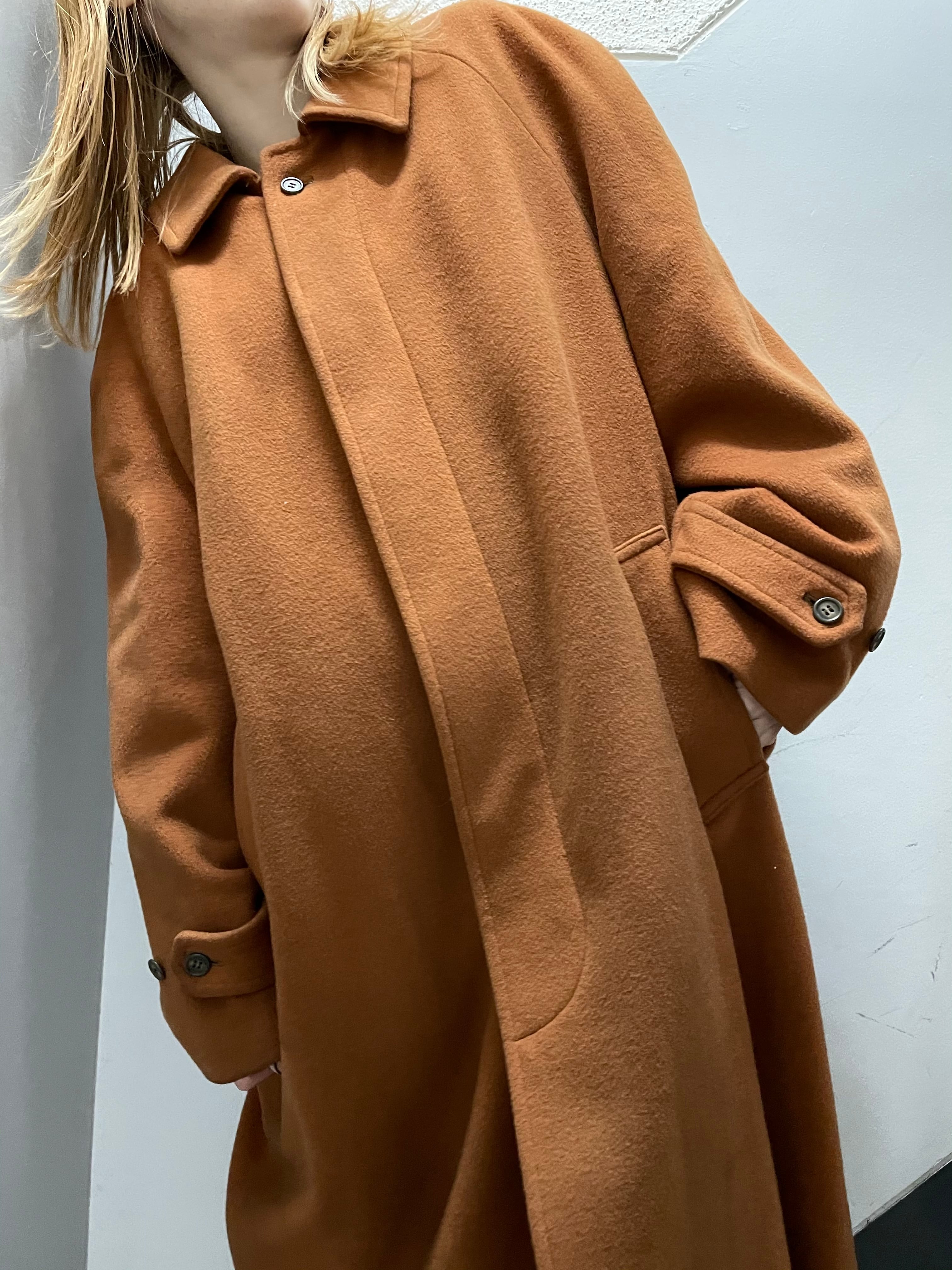 90's LANIFICIO TEXCO カミシア×ウール コート | 古着屋 Boogie