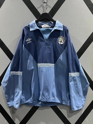 【X VINTAGE】"UMBRO" "Manchester City" Vintage Loose Pullover Game Shirt