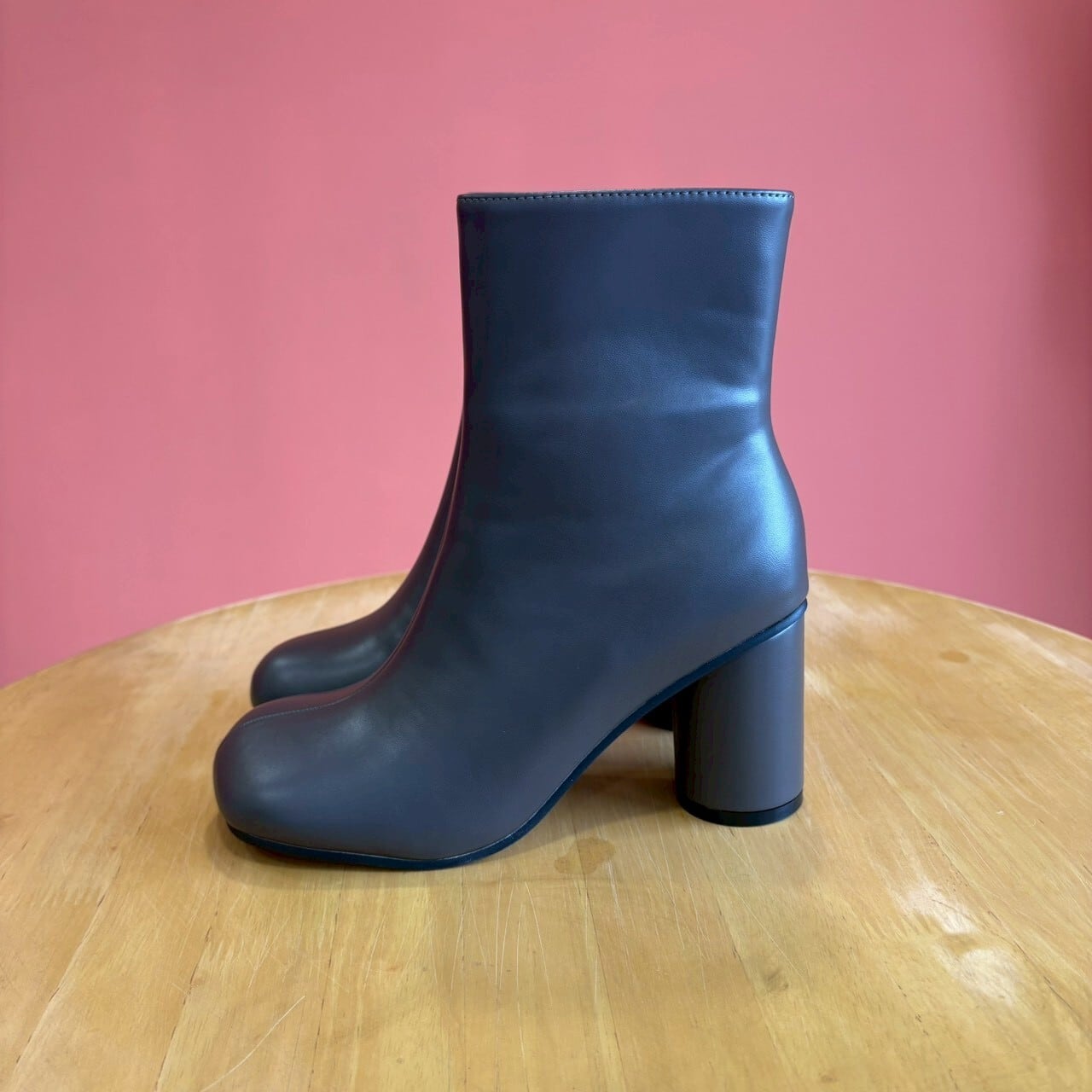 libero 】リブニットコンビショートブーツ | valance 福井｜レディース