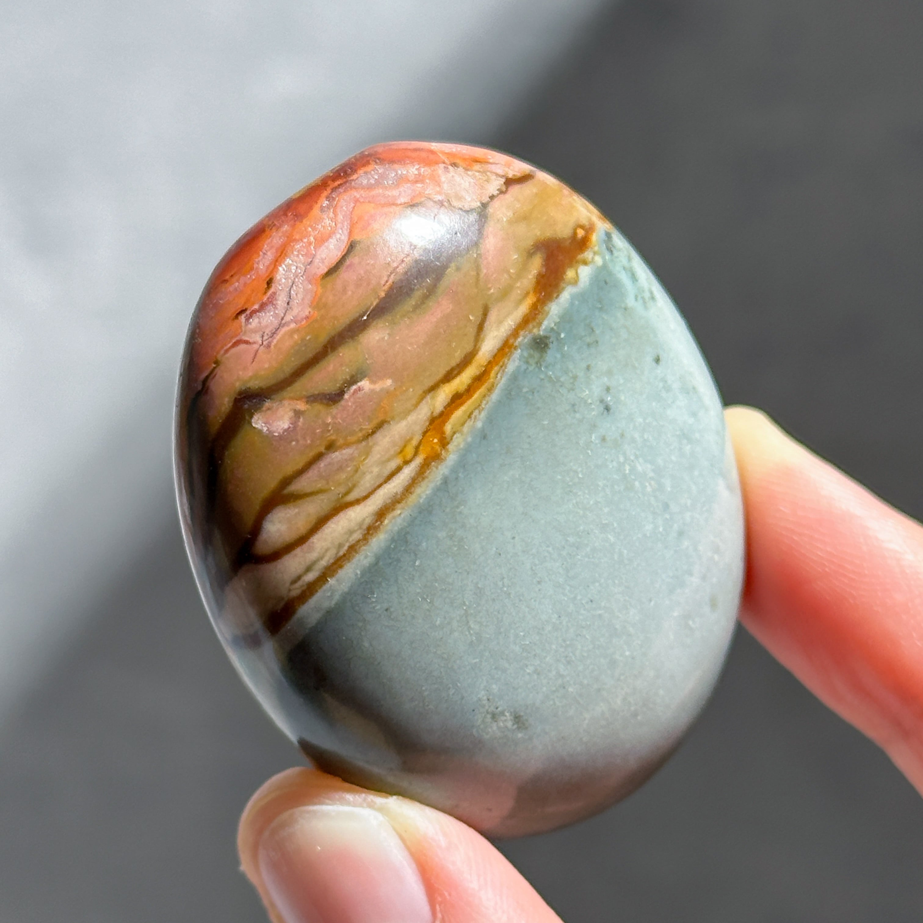 ポリクロームジャスパー パームストーン02◇ Polychrome Jasper palm