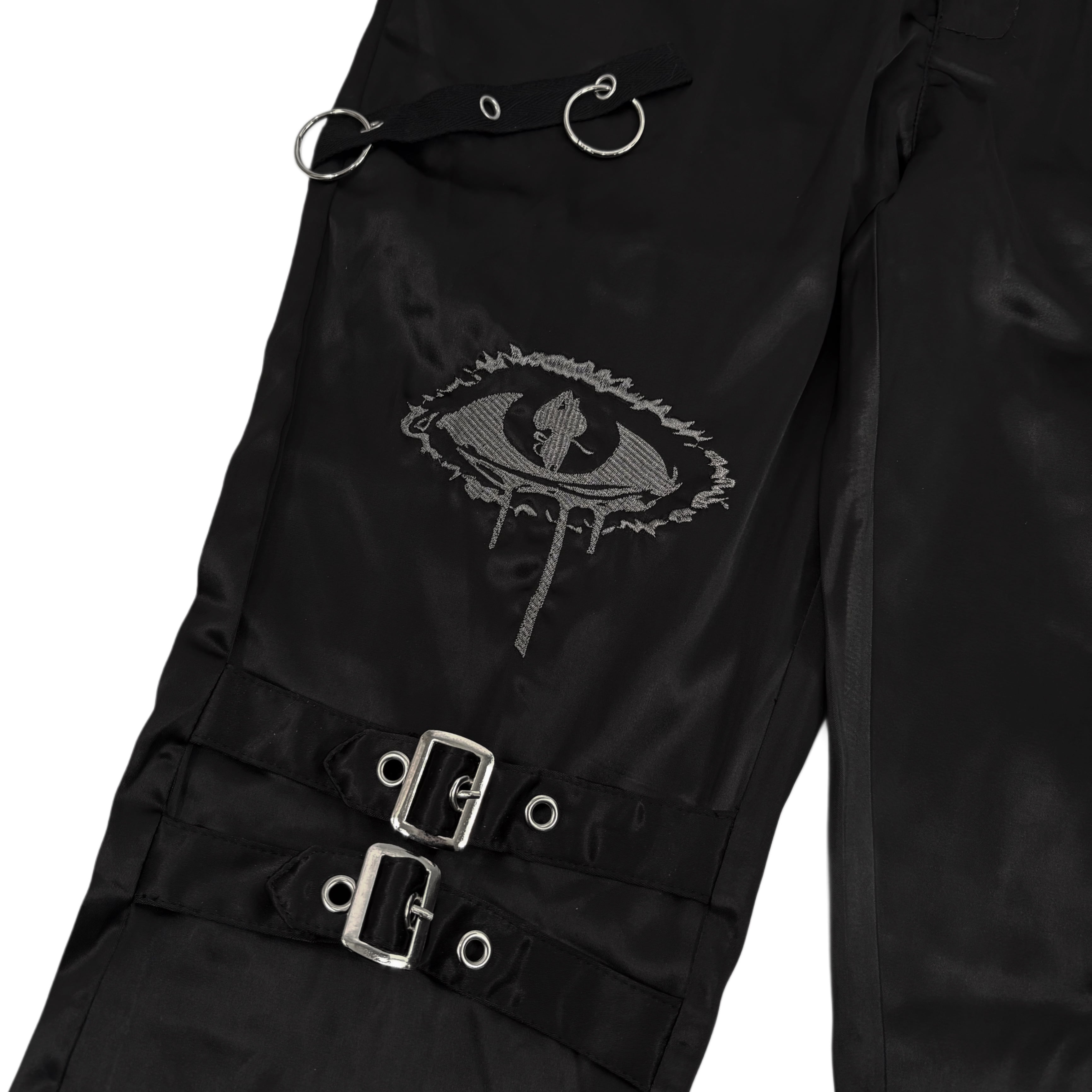 NieR EYE刺繍入高品質SATIN LACE-UP VISUAL PANTS EYE刺繍入り高品質SATIN LACE-UP VISUAL PANTS | NIER CLOTHING