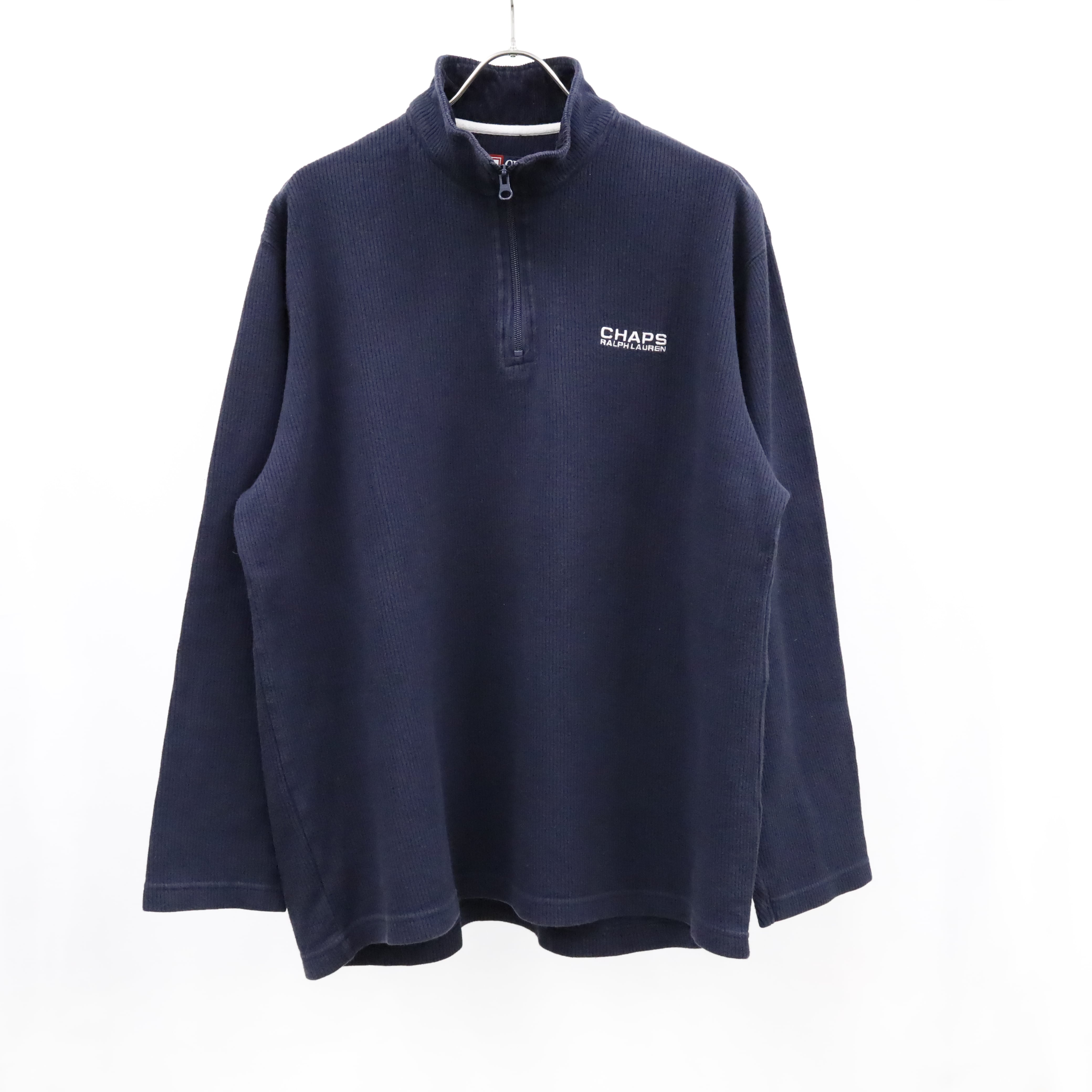 90s CHAPS RALPH LAUREN ハーフジップスウェット | PAY ID