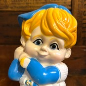 1973 Russ Berrie BASEBALL BOY 野球 ヴィンテージ 貯金箱 コインバンク