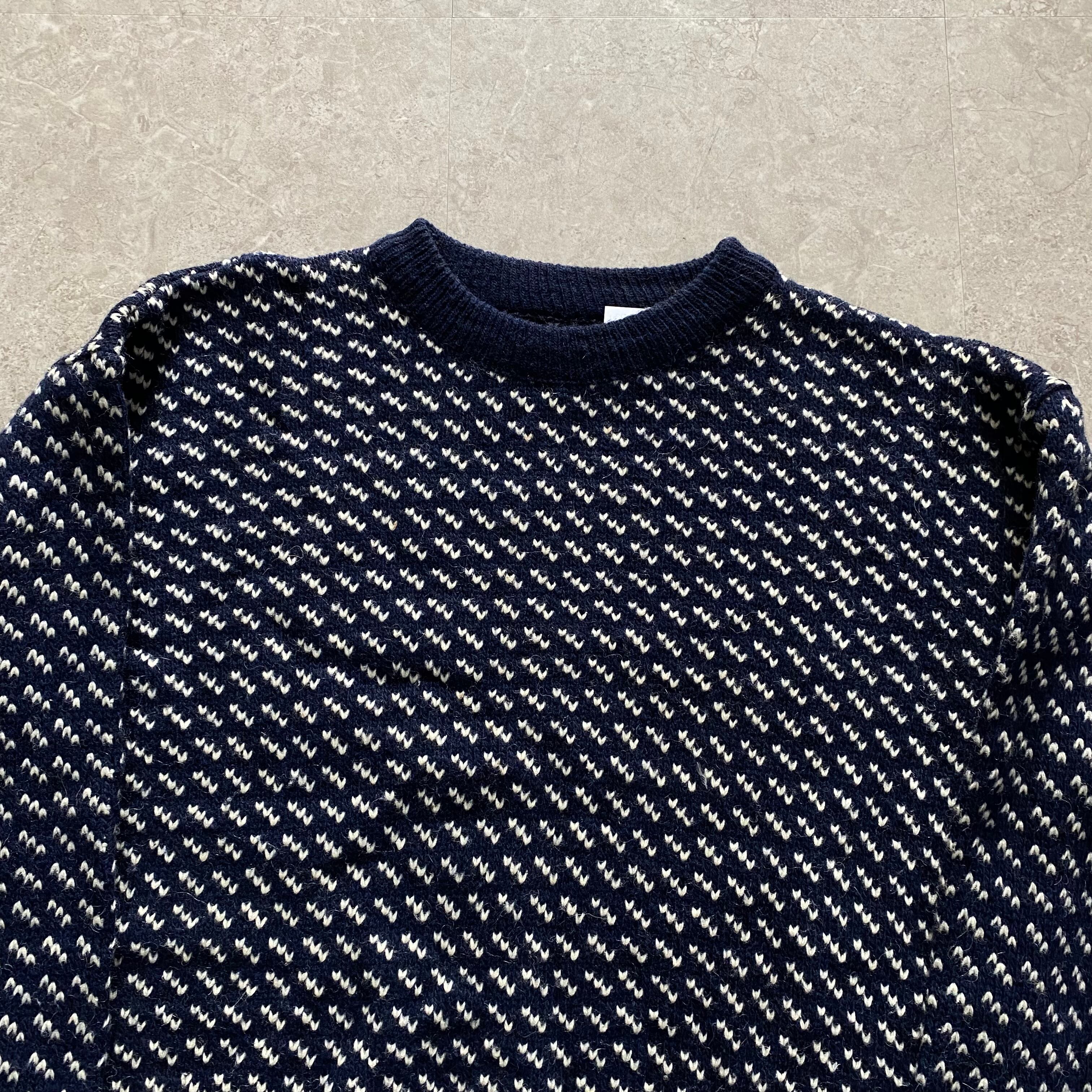 80s L.L.Bean birds eye wool knit【仙台店】 | What 