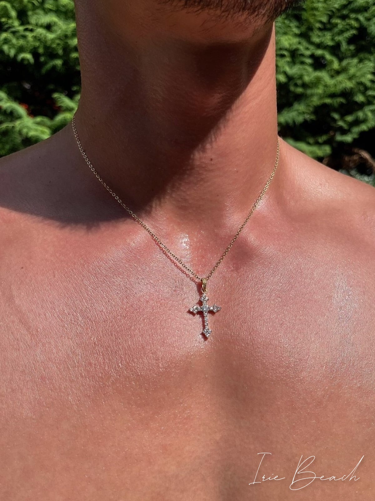 zirconia cross necklace | IRIEBEACH