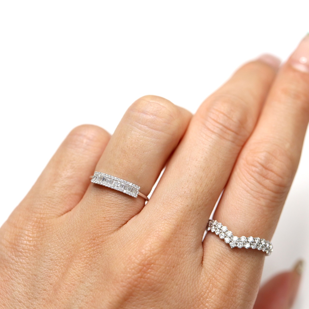 K18WGダイヤモンドリング D 0.31ct | FADEN JEWELRY