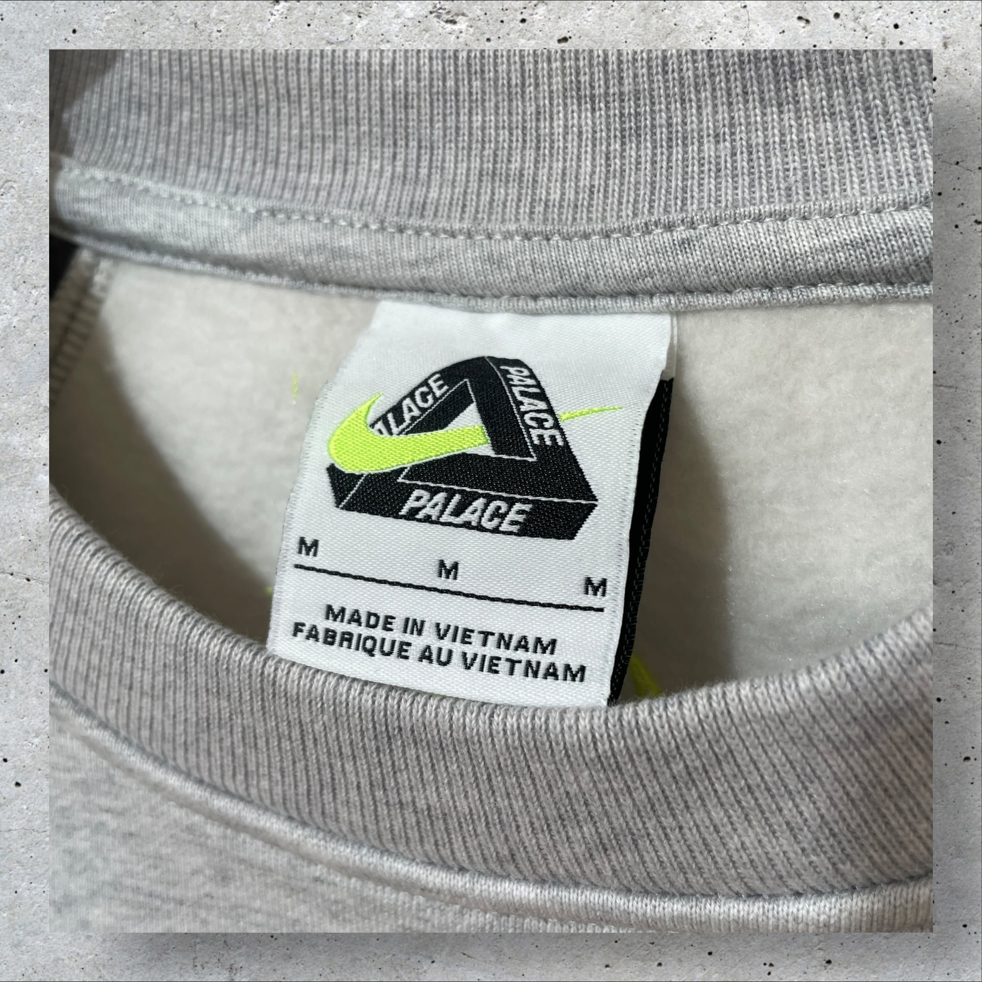 PALACE × NIKE Total P90 Crew Grey M RN-150137 パレス ナイキ