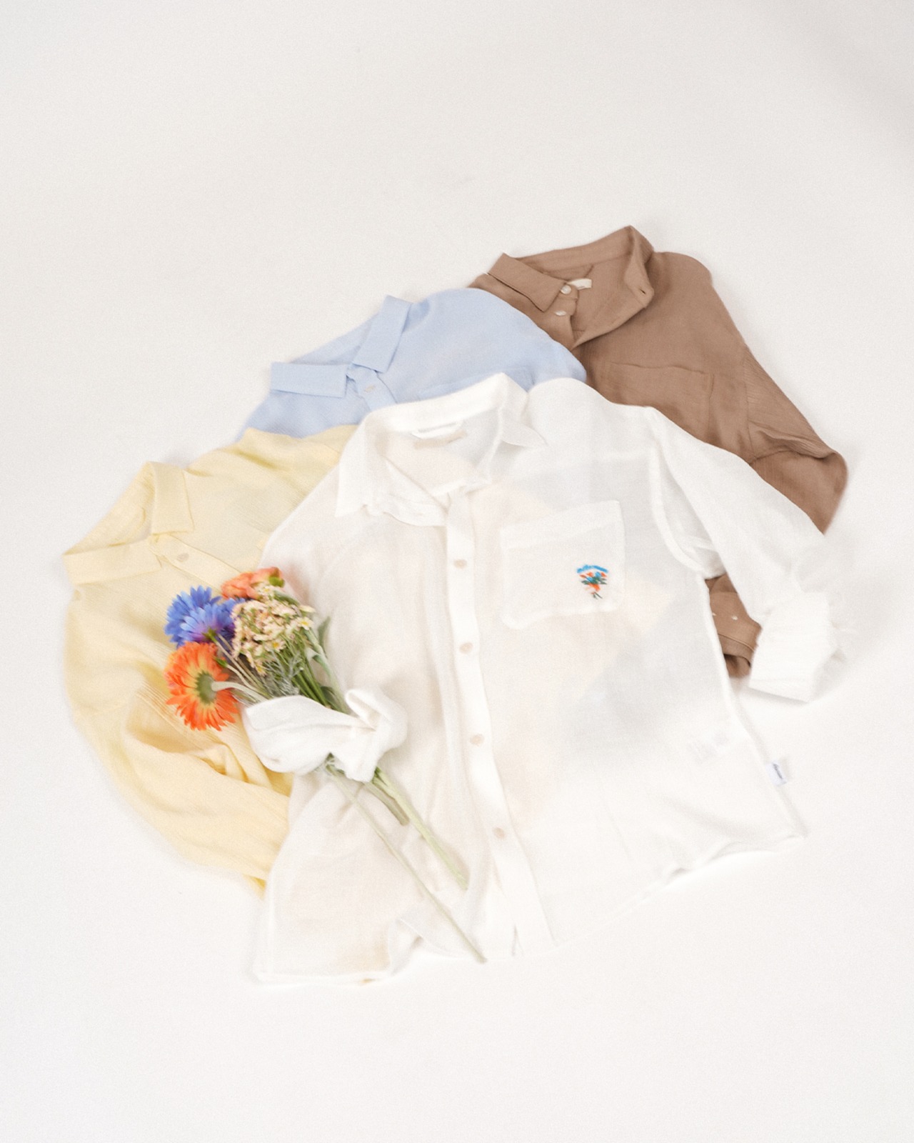 【#Re:room】SEE-THROUGH COLOR SHIRTS［RES128］