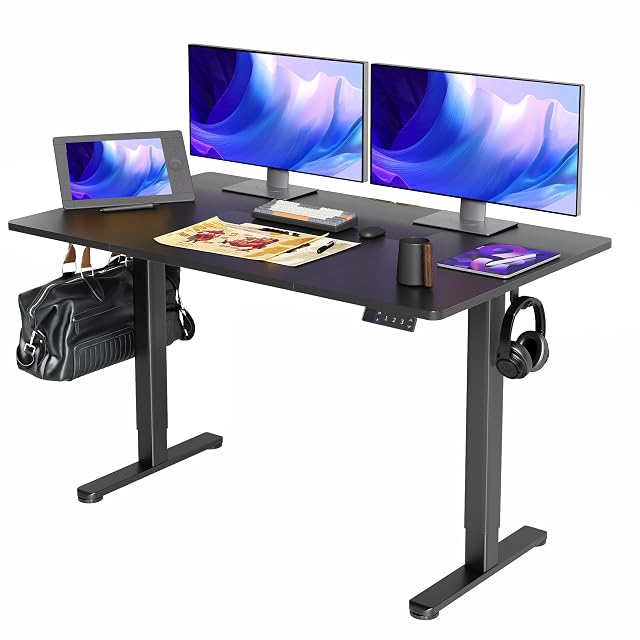Sunon 電動昇降デスク（幅120cmX奥行60cm） 8分で組み立て 昇降式