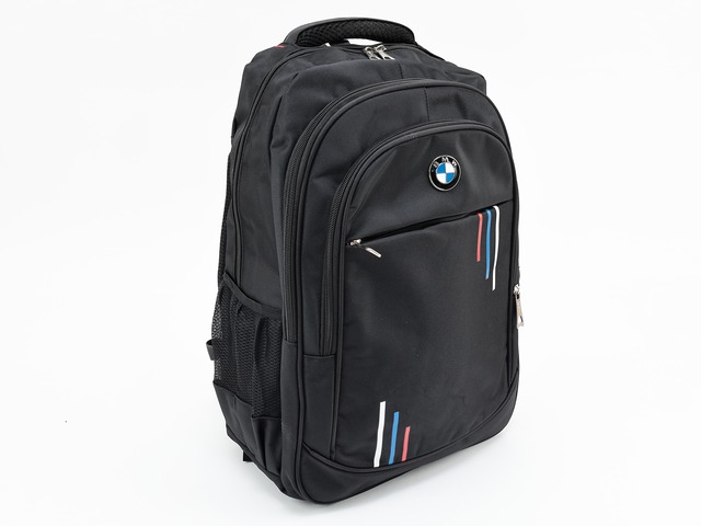 【BMW Motorsports】「バックパック」 ブラック　リュック 黒 BLACK BACK PACK
