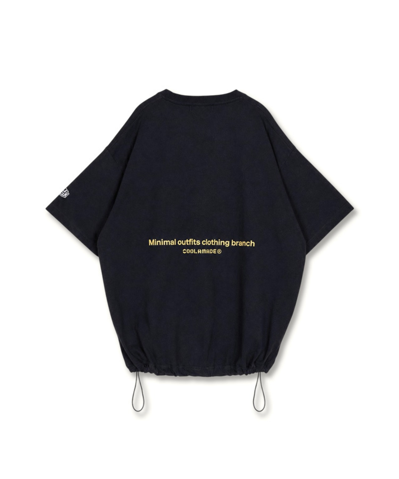 CL MADE メッセージプリントルーズＴシャツ (BLACK)　CQ-49013