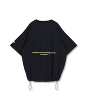 CL MADE メッセージプリントルーズＴシャツ (BLACK)　CQ-49013