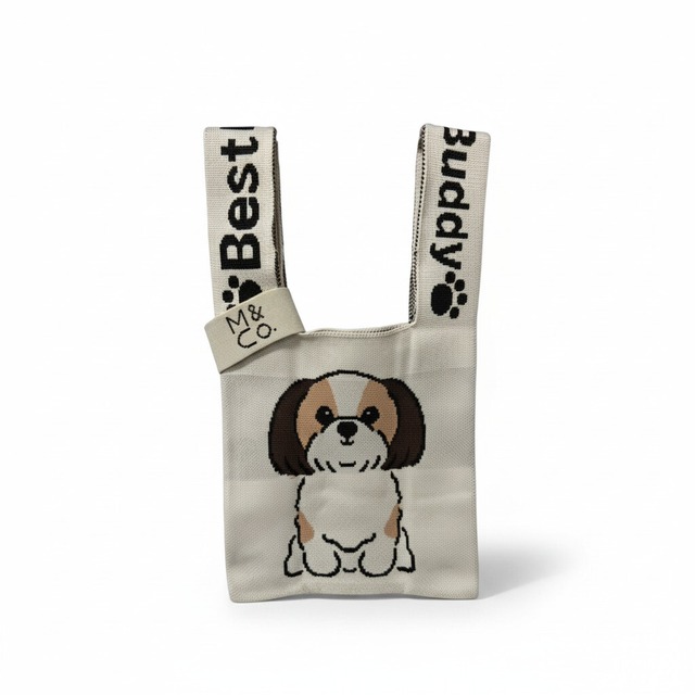 ニットバッグ シーズー（Knit Bag Shih Tzu）