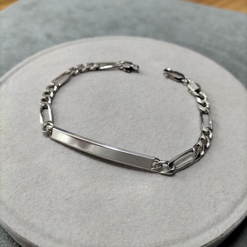 Vintage Silver 925 ID Bracelet UK IMP 18.5cm