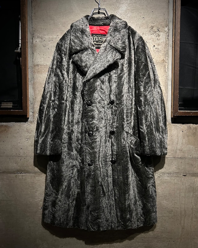 【Caka】50's〜60's Beautiful Faux Fur Vintage Long Coat