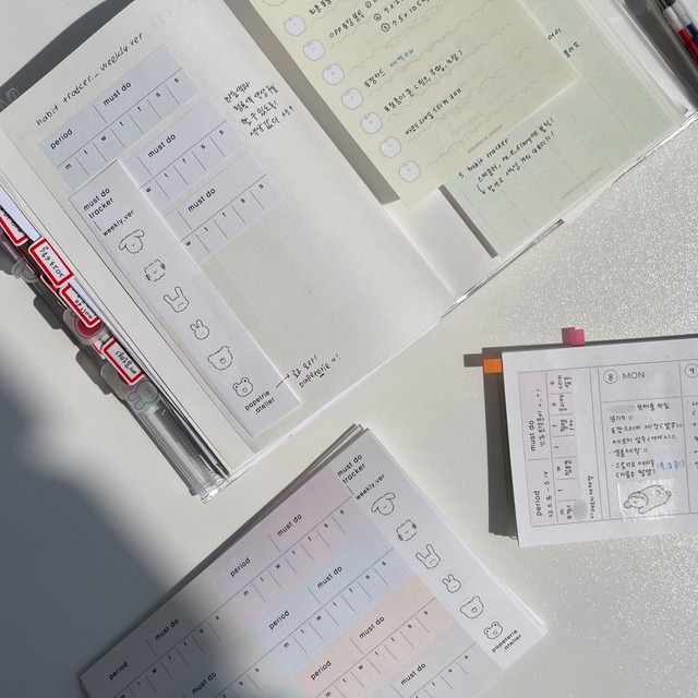 papeterie.atelier 〔must do tracker -weekly ver1-〕