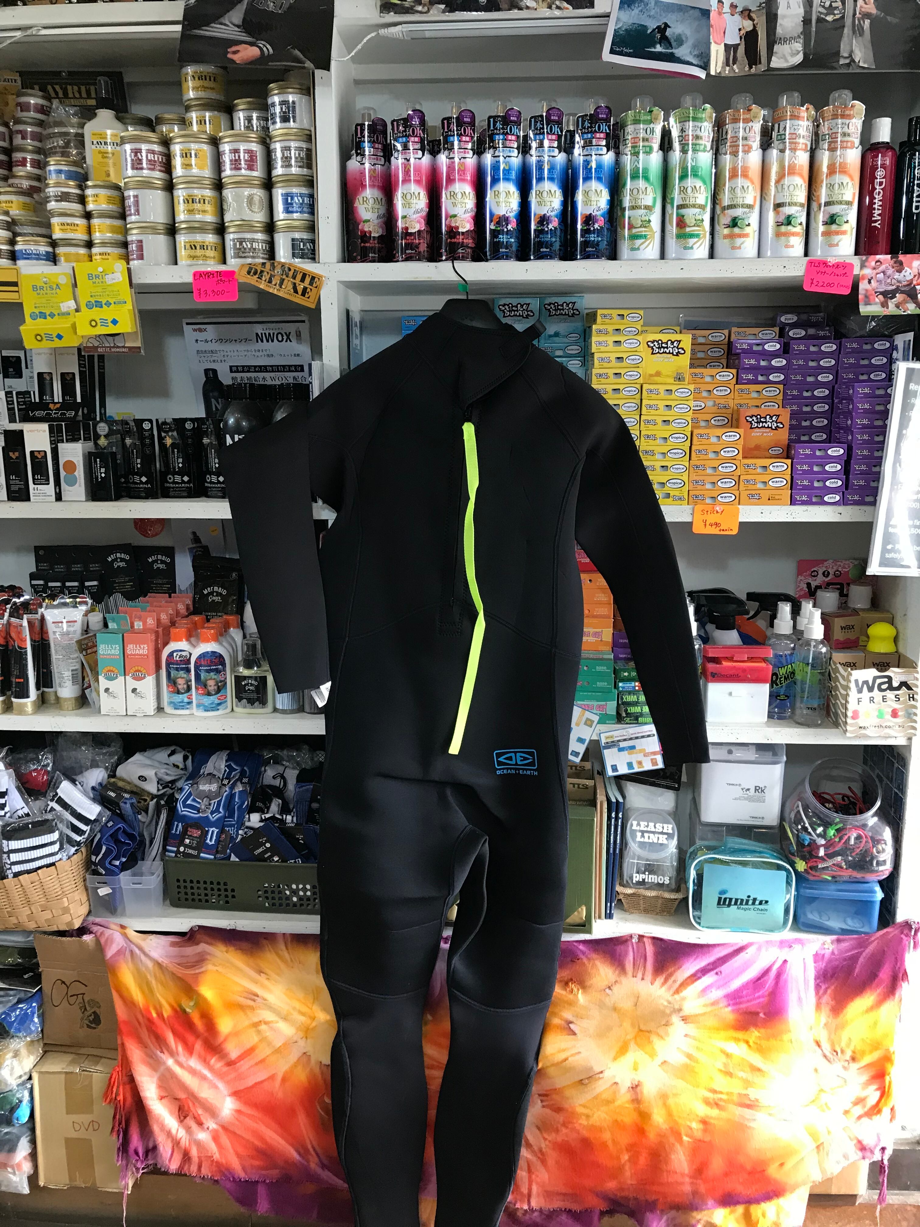 O&E WETSUITS MENS STEAMER 3/2mmジャージフルスーツ ｜メンズ