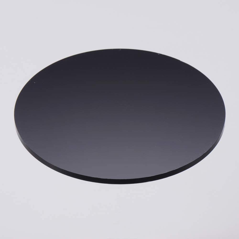 サイズダウン調整無料】黒色（ブラック） 円形アクリル板 直径500mm 板
