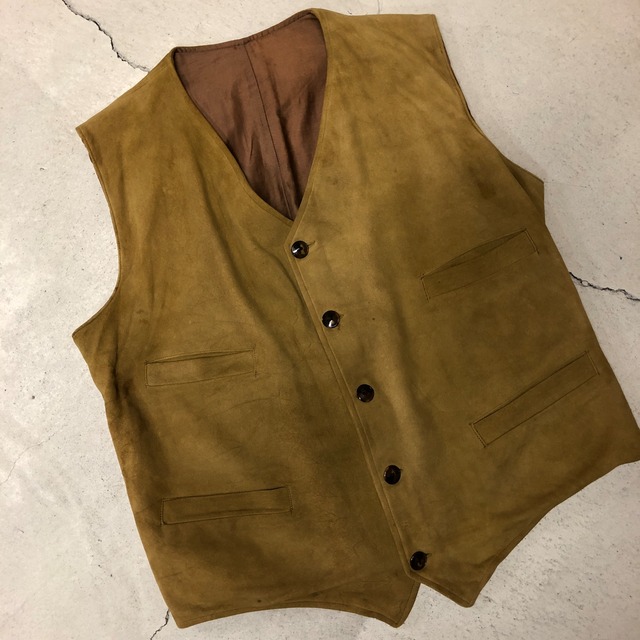 ⊕SUEDE VEST