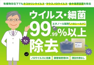 【ノロ対策はこれ！】ノロシールド®️ 18kg キュービテナー（20L）×1ケース