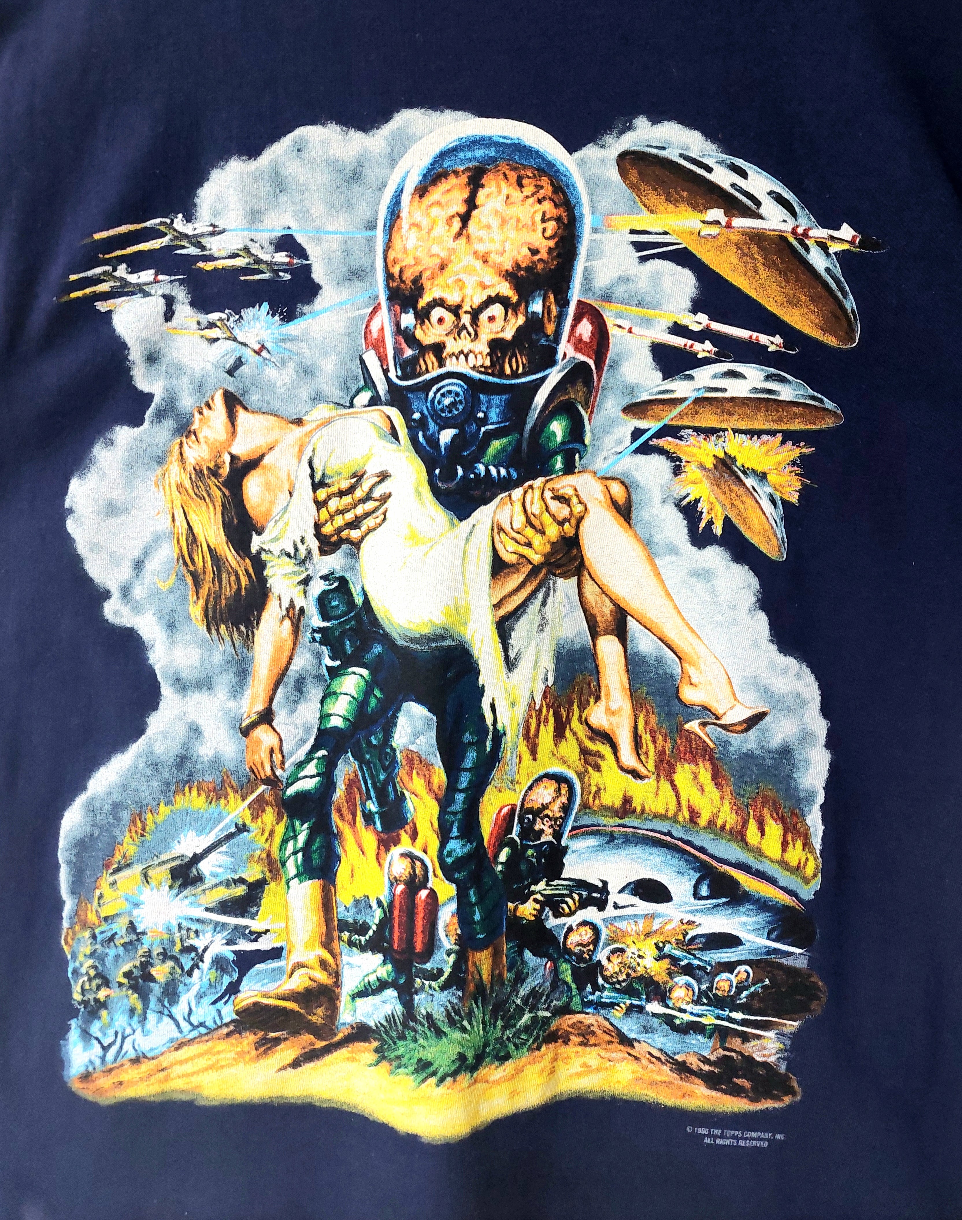 90's USA製 Mars Attacks ! マーズアタック ! ムービーTシャツ Mサイズ