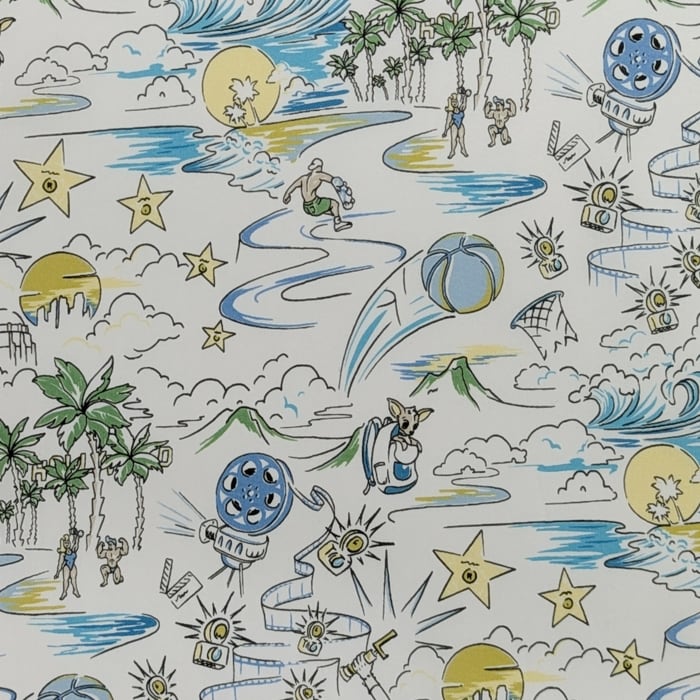 輸入 リバティ・ファブリックス イタリア製 タナローン LA Dream LAドリーム ライトブルー 約130×50cm