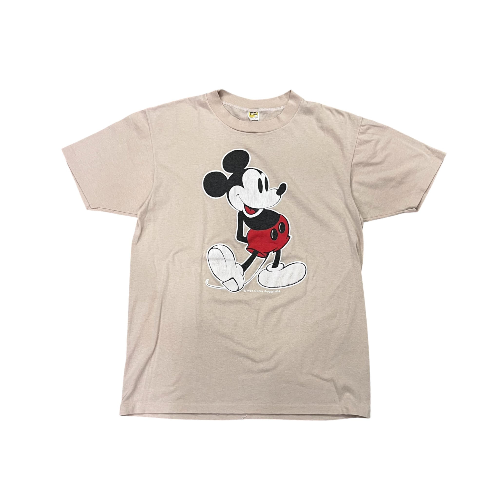 80's Mickey Tee Beige