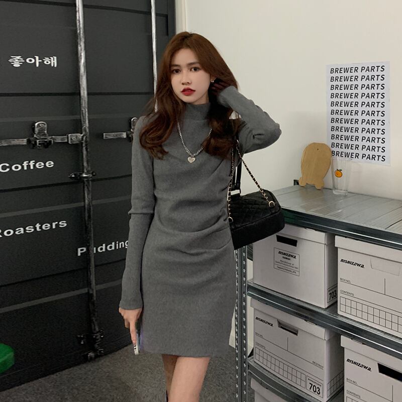 スプリングスカート スリムドレス 春物 試着室73803907555