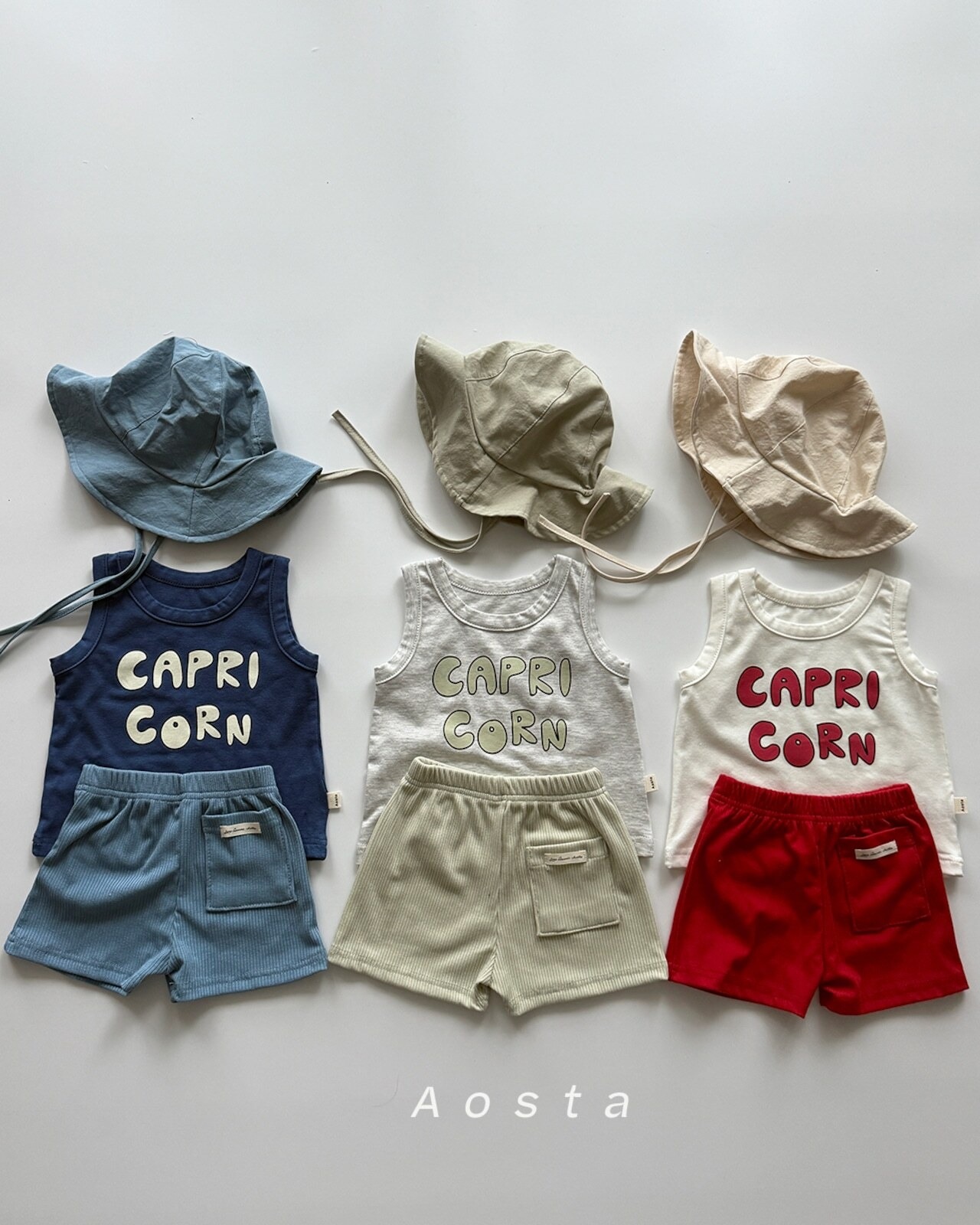 【在庫あり】韓国子供服 / AOSTA / Capricorn String T / ノースリーブ *L*
