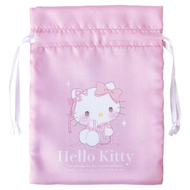 サンリオサテン巾着 バレエコア/ハローキティ(5256357)