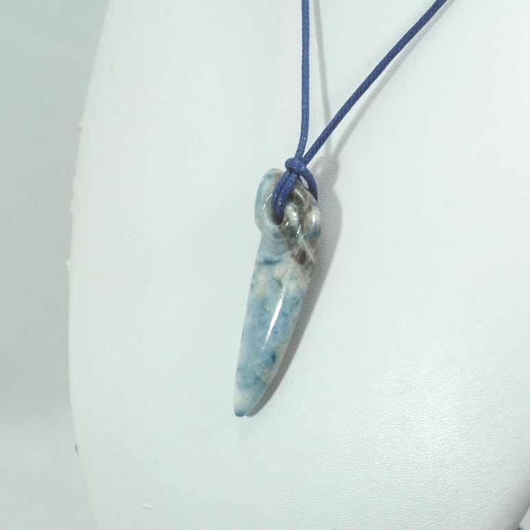 糸魚川翡翠 コン沢 青翡翠 ペンダントトップ 12.1g Itoigawa Blue