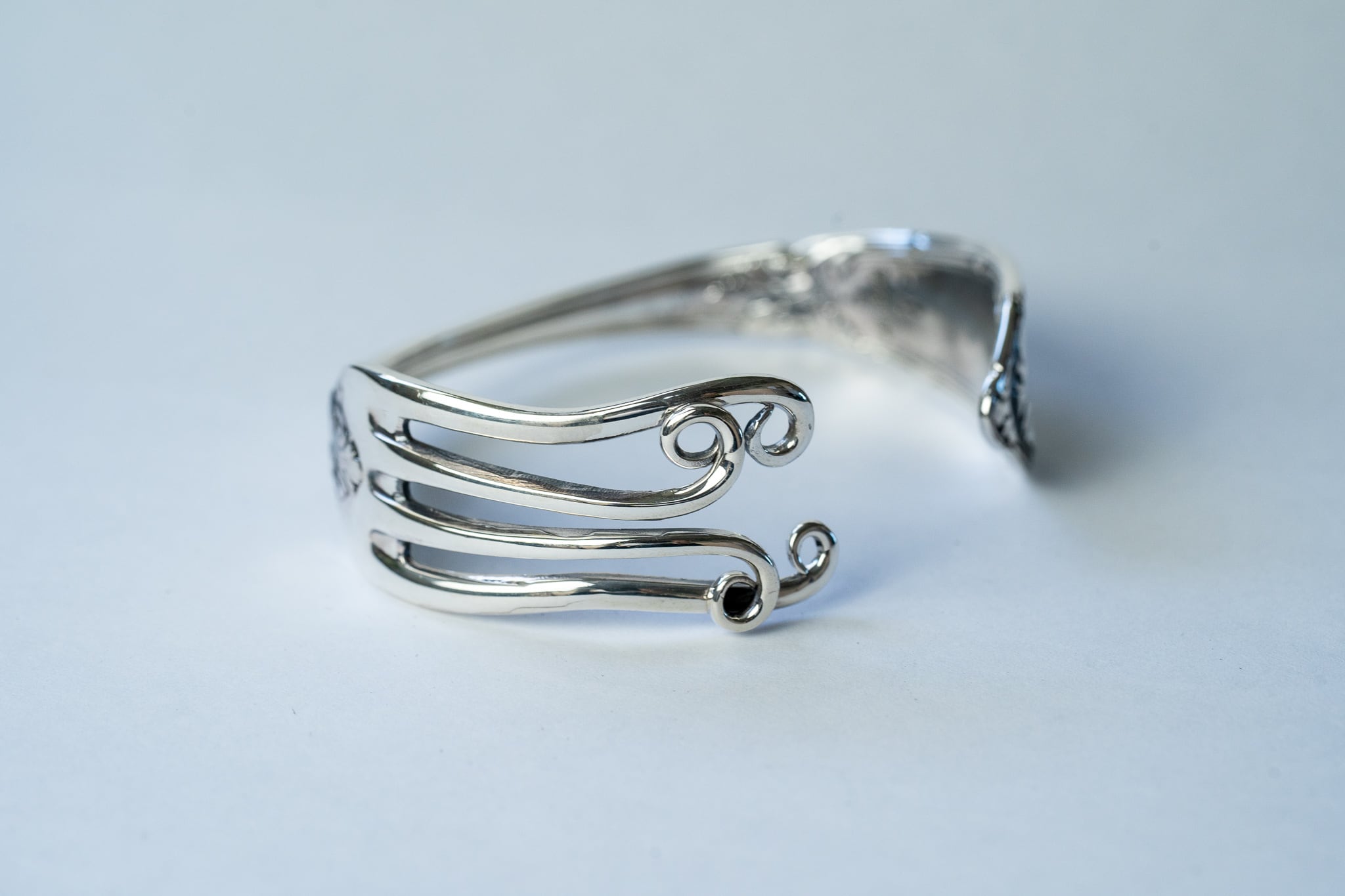 BN-032 Antique fork bangle | WAKAN SILVER SMITH online store
