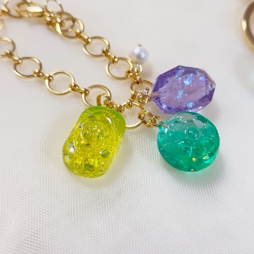 【選べる3粒〜】Dream Drops 図鑑 カスタムバッグチャーム キーホルダー  完全オリジナル