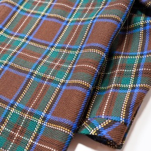 【一点物】Emblem Check Coat feat.MonkeyDesign